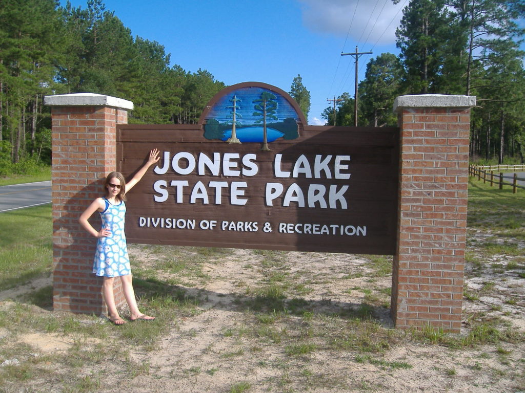 Karolina Północna, park Jones Lake Park